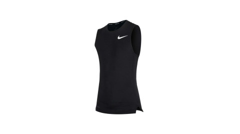 NIKE 男運動背心-PRO 無袖 TIGHT-FIT 吸濕排汗 上衣 黑白@BV5601-010@