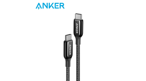 【ANKER】USB-C to C 編織充電線-90CM 黑
