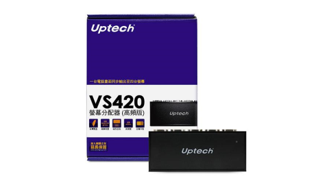 Uptech VS420 4-Port 螢幕分配器(高頻版)