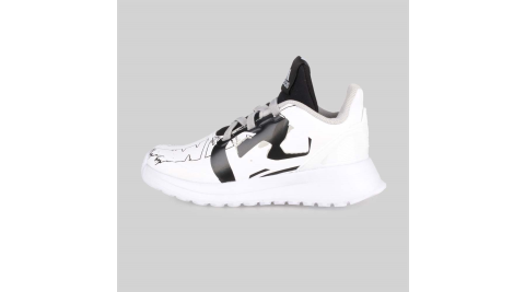 ADIDAS RAPIDARUN STARWARS EL I 男小童慢跑鞋-星際大戰 白黑@G27555@