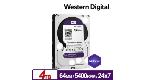 WD 威騰 WD40PURZ 紫標 4TB 3.5吋監控系統硬碟