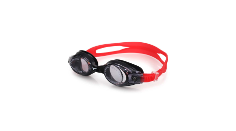 MIZUNO SWIM 泳鏡 -蛙鏡 游泳 競賽 抗UV 防霧 黑紅@N3TE701000-09@