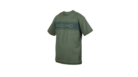 MIZUNO 男1906系列短袖T恤-台灣製 休閒 慢跑 美津濃 軍綠@D2TA000338@