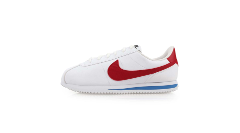 NIKE CORTEZ BASIC SLGS 女休閒鞋-慢跑 路跑 阿甘鞋 白紅藍@904764103@