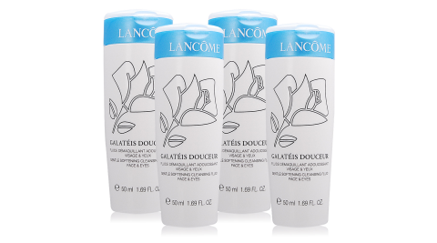 LANCOME 蘭蔻 清柔卸妝乳(50ml)X4