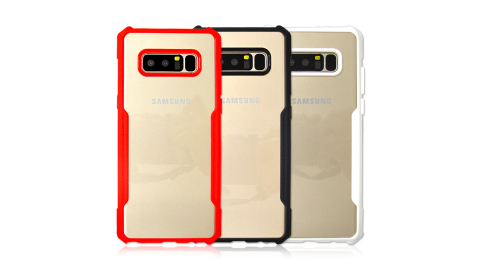 XUNDD 簡約工業風 Samsung Galaxy Note8 裸機殼 雙料手機殼