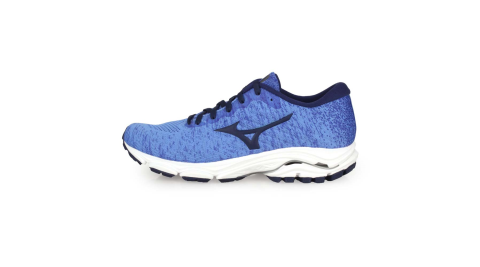 MIZUNO WAVE INSPIRE 16 WAVEKNIT 女慢跑鞋-美津濃 天藍深藍@J1GD201325@