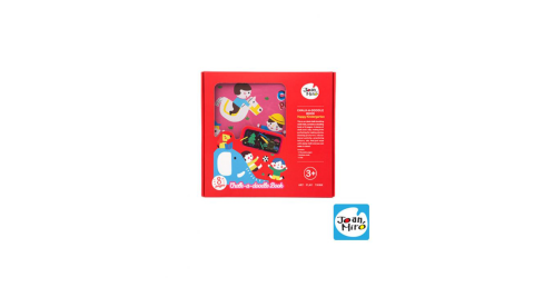 【西班牙 JoanMiro 原創美玩】兒童便攜黑板-歡樂的幼兒園