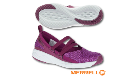 【美國 MERRELL】女新款 1SIX8 MJ AC + 輕量戶外透氣休閒鞋(GRIP耐磨抓地鞋底+Fresh抗菌防臭)_J45704 紫