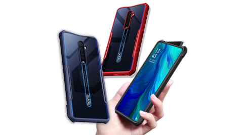 XUNDD 簡約工業風 OPPO Reno2 清透防摔手機殼 有吊飾孔