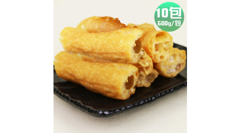 皇覺 火鍋好朋友鍋物必備老油條家庭號10包(600g/包，約50-55根)