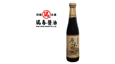 瑞春原味醬油420ml3瓶共12瓶