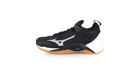 MIZUNO WAVE MOMENTUM 男排球鞋-排球 美津濃 黑灰白@V1GA191204@