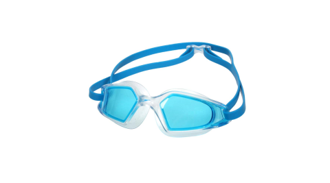 SPEEDO HYDROPULSE 成人運動泳鏡-游泳 訓練 戲水 抗UV 透明水藍@SD812268D647@