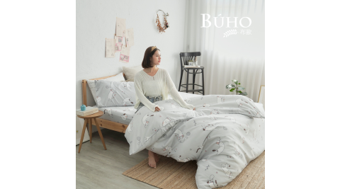 BUHO《喵星踩踩》單人4.5x6.5尺薄被套