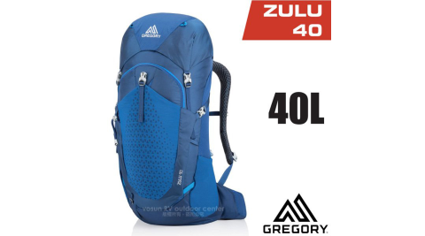 【美國 GREGORY】 Zulu 40 專業健行登山背包(40L_附全罩式防雨罩)_111590 帝國藍