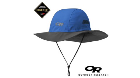 【Outdoor Research 美國】OR-243505-防水透氣保暖招牌大盤帽 灰/藍(0982)