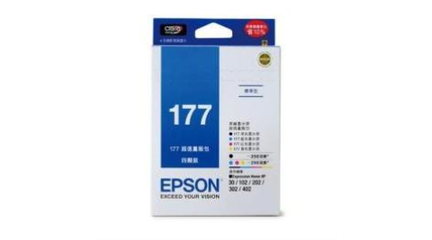 EPSON  T177650 177 墨水匣量販包 黑/藍/紅/黃