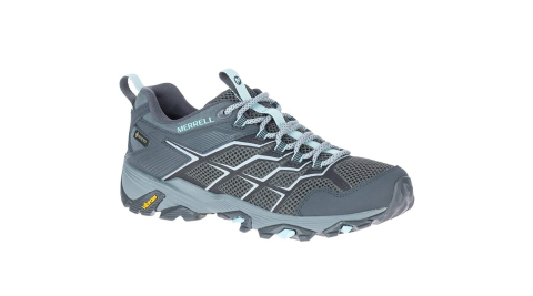【MERRELL】MOAB FST 2 GORE-TEX 鐵灰/青綠 J500090 登山健行鞋 女款 登山鞋