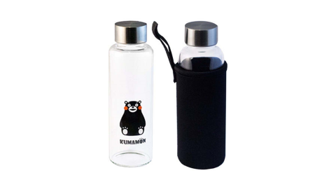【KUMAMON】酷Ma萌玻璃水壺2入 380ML