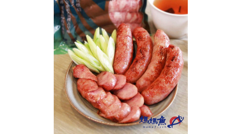 預購《媽媽魚》手工香腸-原味(300g/包，共2包)