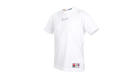 NIKE 男短袖T恤-純棉 休閒 慢跑 上衣 白黑@CZ1010-100@