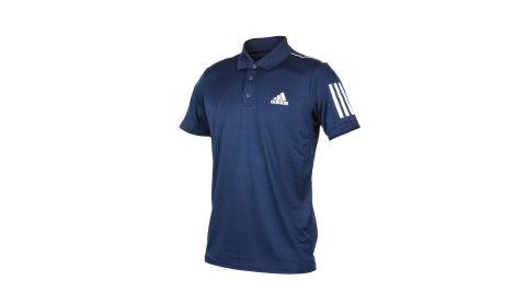 ADIDAS 男短袖POLO衫-短袖上衣 慢跑 愛迪達 丈青白@DU0850@
