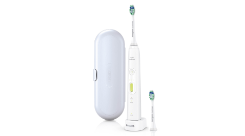飛利浦  PHILIPS 煥白音波震動電動牙刷(內附刷頭兩個+原廠旅行盒) HX8962