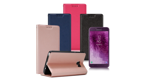 Xmart for SAMSUNG Galaxy J4 2018版 鍾愛原味磁吸皮套