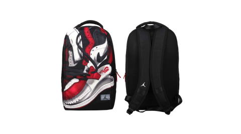NIKE JORDAN 大型雙肩包(免運 後背包 肩背包 15吋筆電 黑紅白@JD2043010AD-001@