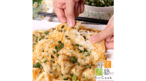 【鮮食煮義】古早味拔絲蔥抓餅X30片(140g/片 5片/包)