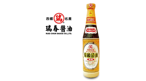 《瑞春》菊級清油(醬油)(420ml±3%/瓶，共12瓶)
