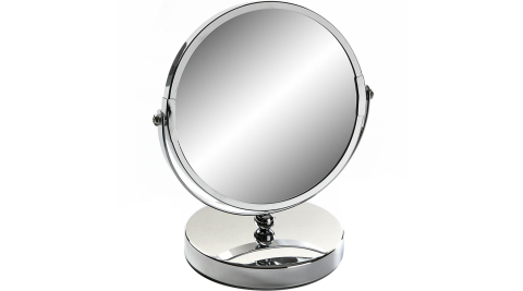 《VERSA》雙面圓形桌鏡(亮銀)