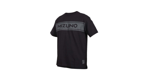 MIZUNO 男1906系列短袖T恤-台灣製 休閒 慢跑 美津濃 黑灰@D2TA000309@