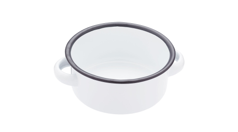 《KitchenCraft》復古琺瑯雙耳濃湯碗(11cm)