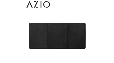 AZIO RETRO CLASSIC 義大利手工牛皮桌墊（摺疊式）黑色