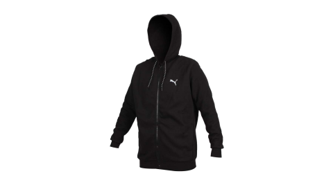 PUMA 男流行系列EPOCH連帽外套-反光 慢跑 黑銀@59532201@