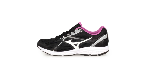 MIZUNO MAXIMIZER 22 女慢跑鞋-WIDE-寬楦 路跑 美津濃 黑白粉紫@K1GA200160@