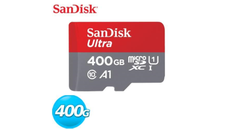 SanDisk Ultra microSDXC UHS-I (A1) 400GB記憶卡