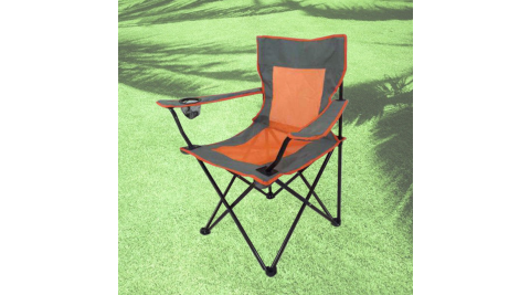 露營野餐趣 加網扶手摺疊椅 GV-FS02