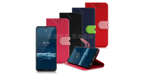 NISDA for NOKIA 5.3 風格磨砂支架皮套