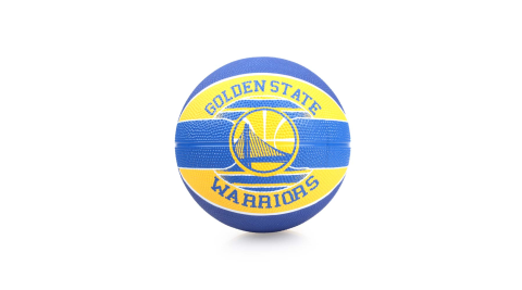 SPALDING WARRIORS SZ3 兒童-勇士 籃球-3號球 隊徽球 斯伯丁 藍黃@SPA83617@