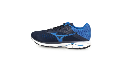 MIZUNO WAVE RIDER 23 SW 男慢跑鞋-WIDE-寬楦 美津濃 丈青藍@J1GC190428@