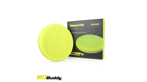 MDBuddy 充氣按摩平衡墊 (訓練 健身 鍛鍊 軟墊 紓壓 隨機@MD1469@