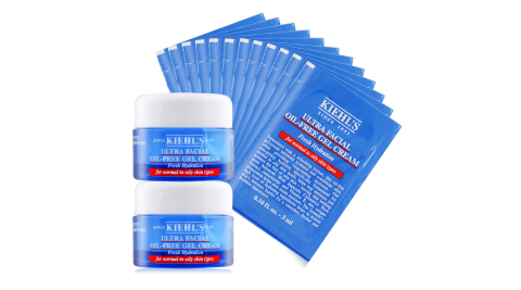 KIEHL'S 契爾氏 冰河醣蛋白無油清爽凝凍(7MLX2+3mlX12)[50ml/正貨容量超值組] 