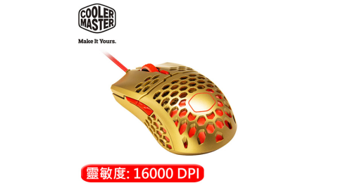 Cooler Master 酷媽 MM711 RGB 電競滑鼠 金