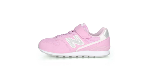 NEWBALANCE 女中童復古慢跑鞋-WIDE-寬楦 NB 996系列 粉紅白銀@YV996PRP@