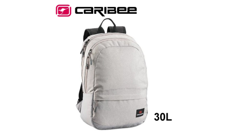 【Caribee 澳洲】RUSH平板電腦背包 24L 灰色 休閒包 自助旅行 後背包 電腦包 61041
