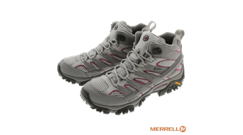 【MERRELL】MOAB 2 MID GORE-TEX 防水 登山健行鞋 女款 Vibram黃金大底 J06068 健行用運動鞋