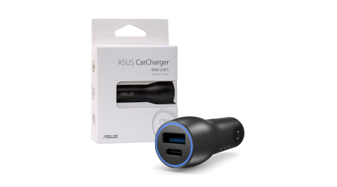 ASUS 華碩 雙USB-C + USB-A 原廠車用快充 28W (台灣公司貨-盒裝)